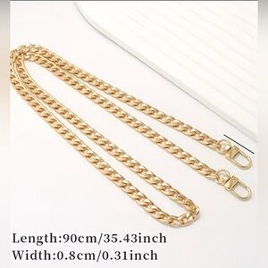 Elegant Gold Chain Strap for Women